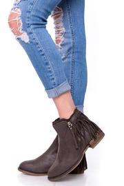  Green Fringed Booties