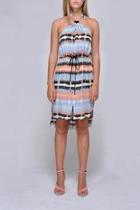  Keyhole Halter Dress