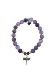  Dragonfly Purple Amethyst Bracelet