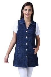  Indigo Button-up Vest