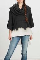  Dip Dyed Poncho