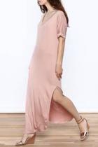  Pink Aebe Maxi Dress