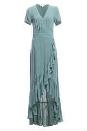  Forest-green Wrap Dress