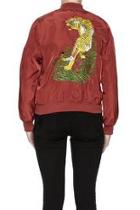  Tiger Embroidered Bomber