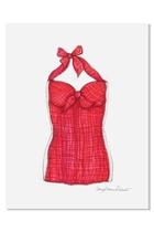  Vintage Red Swimsuit