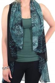  Chiffon Vest-teal