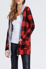 Checker Knit Cardi