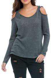  Cold Shoulder Twist Top