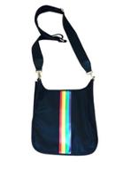  Nylon Messenger W/rainbow Stripe