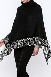 Black And White Poncho