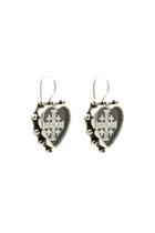  Silver Heart Earrings