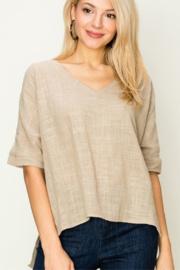  Short Sleeve Poncho Top