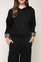  Letter Sleeve Hoodie