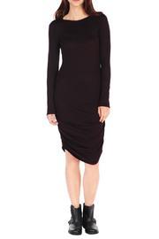  Long-sleeve Knit Dress