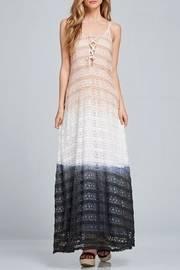  Lace-up Maxi Dress