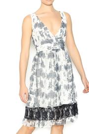  Chiffon Print Dress