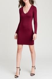  Maroon Bodycon Dress
