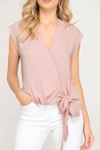  Pink Bow Blouse