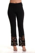  Lace Hem Pull-on Pant