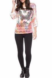  Hand Painted Crochet Top