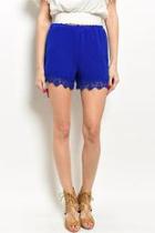  Blue Lace Shorts