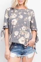  Floral Pullover Top
