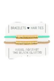  Gold Disc Hair Ties/bracelets (set 2)
