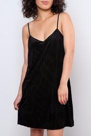  Velvet Shadow Stripe Dress