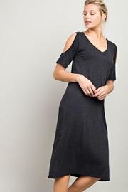  Cold Shoulder Shirt-dress