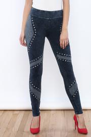  Silver Studded Leggings