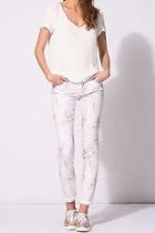  Maje Melin Marble Print Skinny Jeans Size 36/2