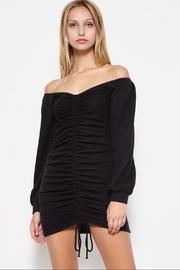  Off-shoulder Black Dress