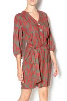  Belted Shift Dress