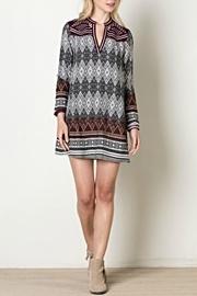  Embroidered Pattern Dress