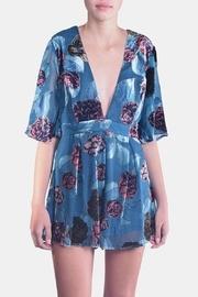  Roses Velvet Romper