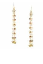  Mini Star Triple Strand Drop Earrings