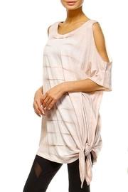  Knot Dye Tunic Top