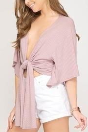  Ribbed Spring Cardi