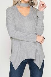  Asymmetrical Choker Top