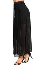  Black Fringe Skirt