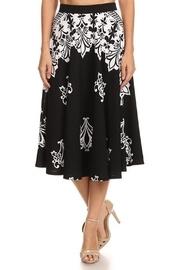  Black-white Design Skirt