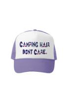  Camping Hair Don't Care Trucker Hat