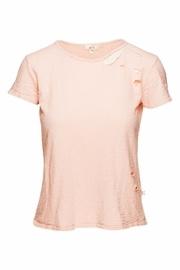  Blush Distressed Tee