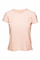  Blush Distressed Tee
