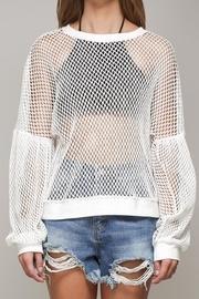  White Net Top