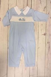  Smocked Train Playsuit