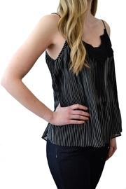  Pleated Stripe Camisole