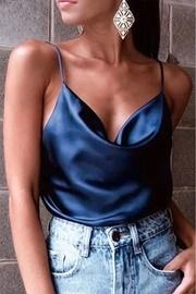  Satin Cowl-neck Cami