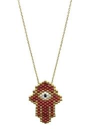  Bead Hamsa Necklace