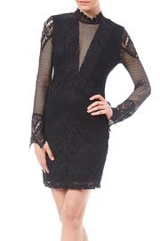  Lace High Neck Dress